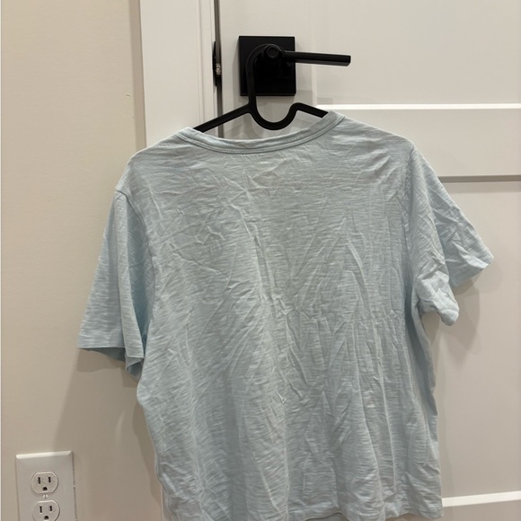 Faherty Sky Blue Short Sleeve Tee 100% Cotton Size Small - Picture 5 of 7